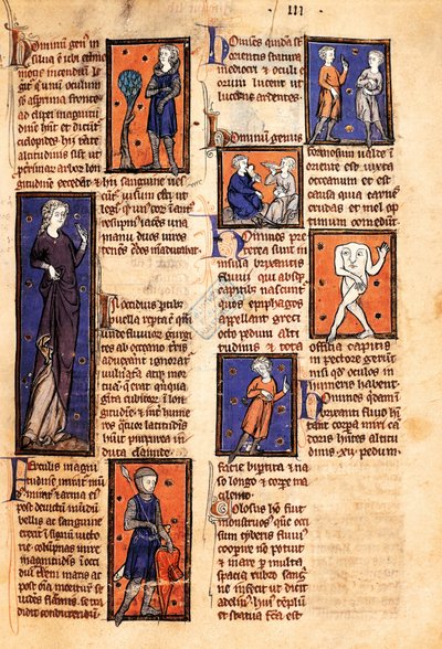 Ms 320 Fol.46r Mostri, da 