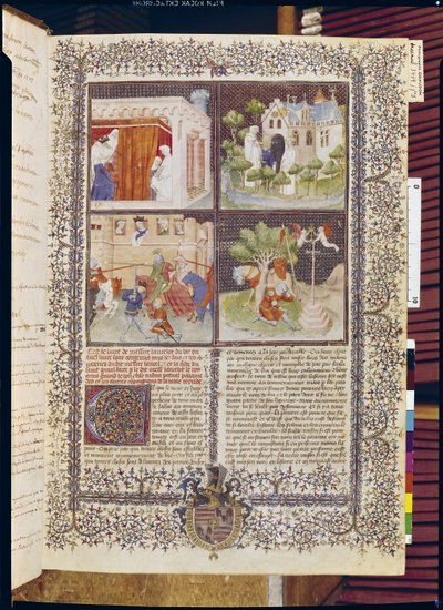 Ms 3479 t.1 f.1 La storia di Lancillotto e la ricerca del Santo Graal, dal Livre de Messire Lancelot du Lac da French School