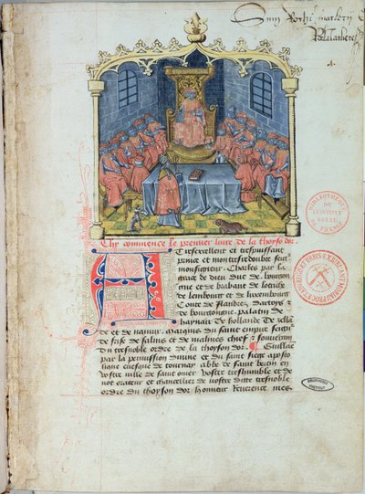 Carlo il Temerario (1433-77) Duca di Borgogna e i Cavalieri dell