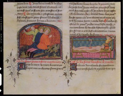 Ms 3682 La decapitazione di San Processo e San Martiniano e il martirio di Sant