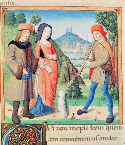 Ms 493 f.9 La celebrazione del bambino che restaurerà l