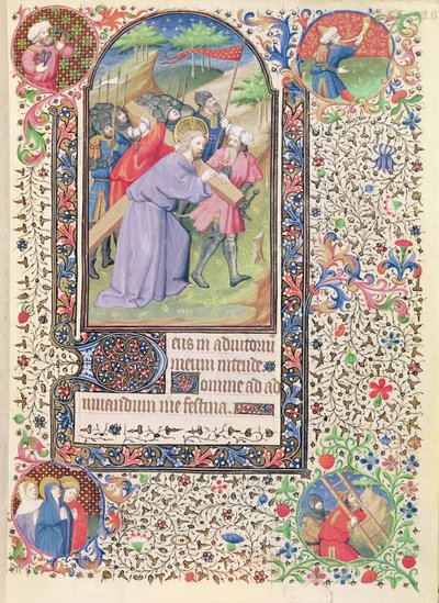 Ms 547 fol.16 Stazioni della Croce, da un Libro d