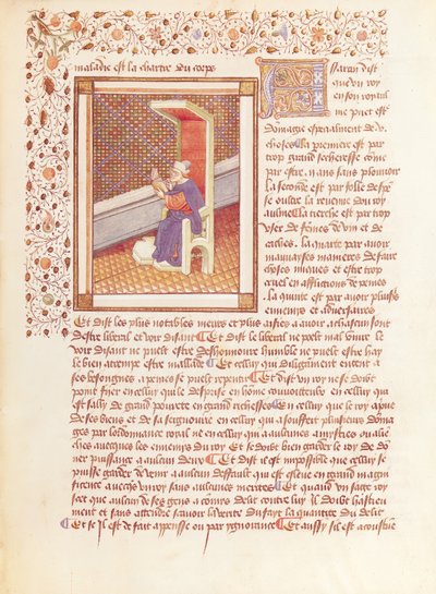 Ms 614 Pagina da Les Dits Moraux des Philosophes da French School