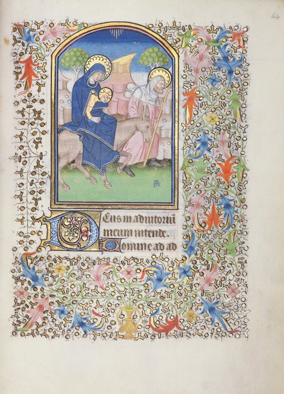 La fuga della Sacra Famiglia, dal Libro d