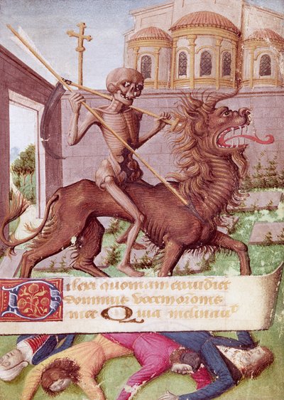 Ms 89 fol.88 Il Trionfo della Morte, da un Libro d