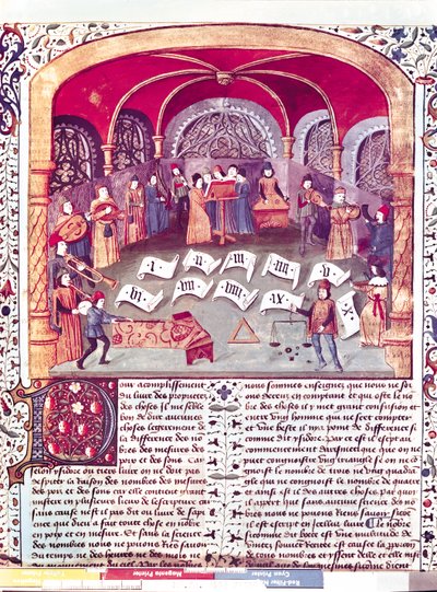 Ms Fr 22532 fol.336 Concerto, da Des Proprietez des Choses di Barthelemy l