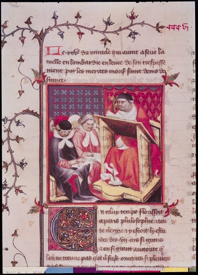 Ms Fr 2608 Fol.295v Un professore all