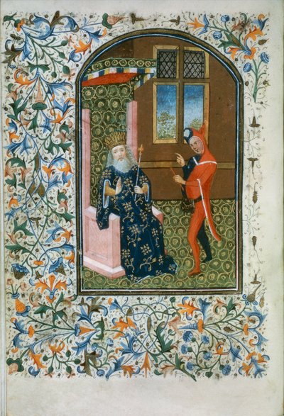 Re e giullare, c.1460 da French School