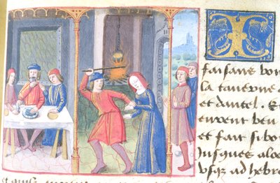 Pasto, da Les Cent Nouvelles Nouvelles, 1462 da French School