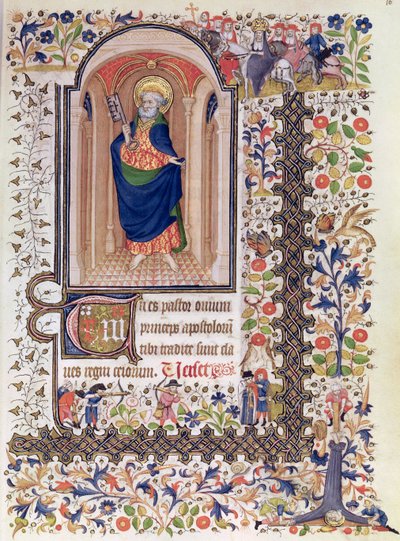 Ms Lat 156b Fol.167 San Pietro, dalle Ore di Margherita d