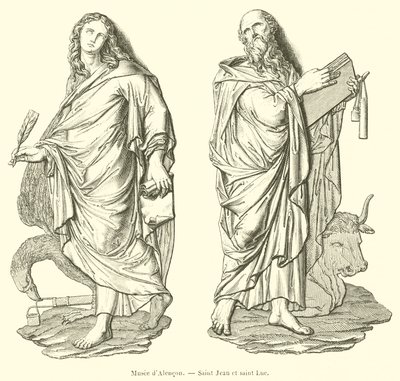 Museo di Alençon, San Giovanni e San Luca da French School