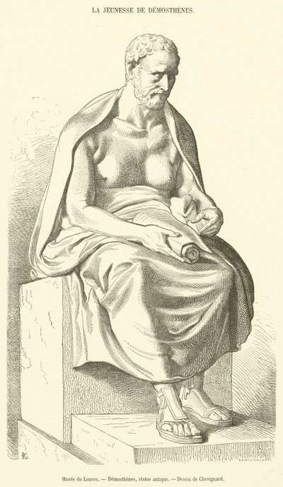 Museo del Louvre, Demostene, statua antica da French School