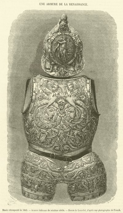 Museo retrospettivo del 1865, Armatura italiana del sedicesimo secolo da French School