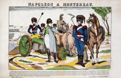 Napoleone a Montereau 28 febbraio da French School