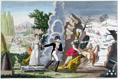 Napoleone I tra Guerra e Pace, c. 1815 da French School