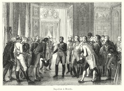 Napoleone a Dresda da French School