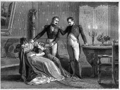 Napoleone annuncia a Giuseppina il giorno previsto per la firma dei documenti di divorzio da French School