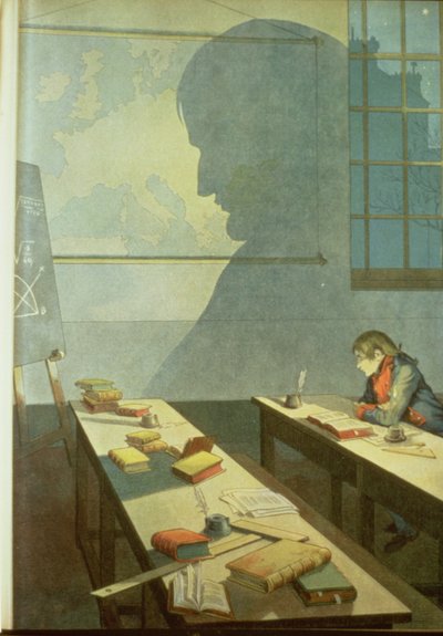 Napoleone scolaro, illustrazione da 