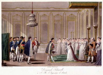 Napoleone chiede in matrimonio Maria Luisa all