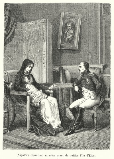 Napoleone consulta sua madre prima di lasciare l