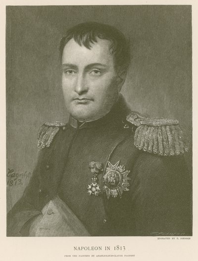 Napoleone nel 1813 da French School
