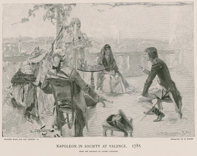 Napoleone in società a Valence da French School