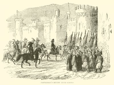 Ingresso di Napoleone al Cairo da French School