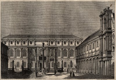 Scuola Nazionale di Belle Arti di Parigi, incisione da French School