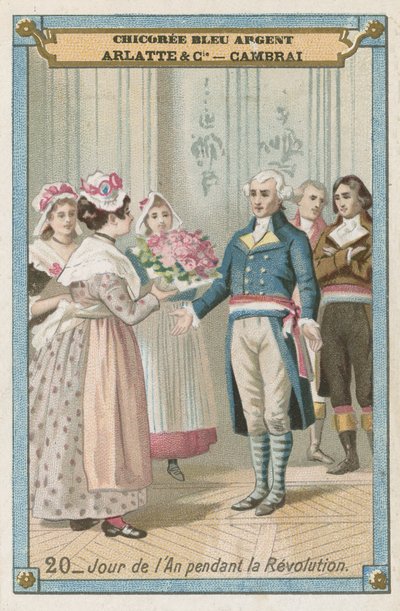 Capodanno durante la Rivoluzione Francese da French School