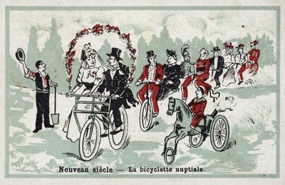 Nuovo secolo - la bicicletta da matrimonio da French School
