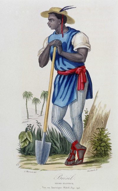 Negro piantatore del Brasile - in 