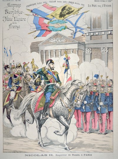 Nicola II visita Parigi nell