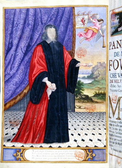 Nicolas Fouquet (1615-80) miniatura illustrata da 