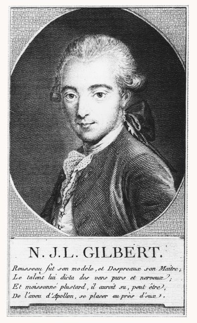 Nicolas J. Gilbert (incisione) da French School