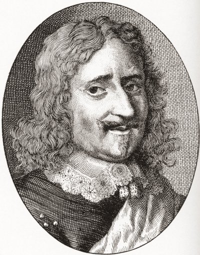 Nicolas V de Neufville de Villeroy, 1° Duca di Villeroy, 1598-1685. Nobile francese e maresciallo di Francia. Da Les Heures Libres pubblicato nel 1908 da French School