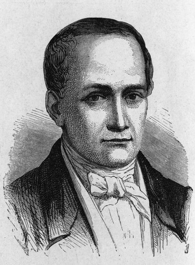 Nicéphore Niépce (1765-1833), inventore francese, pioniere della fotografia - in "Album della Scienza; illustri scienziati; Grandi scoperte" 1896 da French School