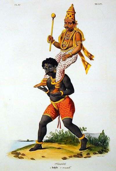 Nirriti, inciso da C. de Motte (1785-1836) da French School