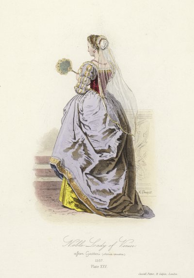Nobile dama di Venezia da French School