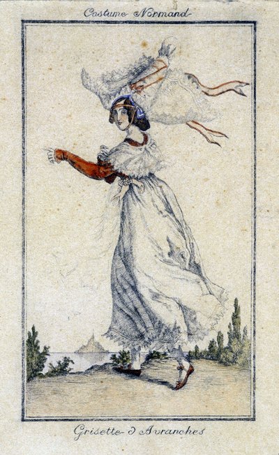 Costume tradizionale normanno: Grisette d