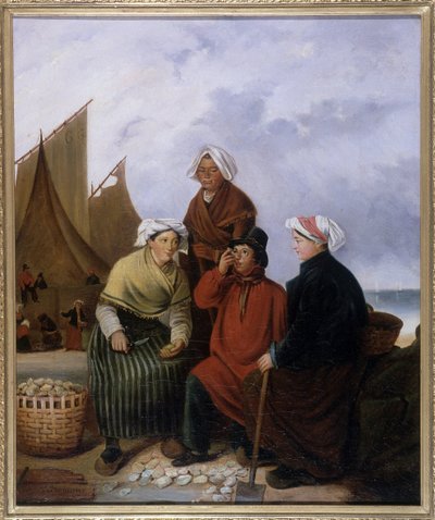 Normandia, degustazione di ostriche - Olio di Francoeur da French School