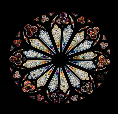 Rosone nord, c.1200 da French School