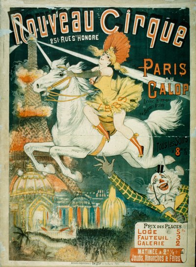 Nouveau Cirque, 1889 da French School