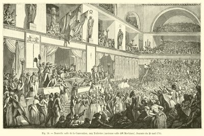 Nuova sala della Convenzione, alle Tuileries, antica sala delle Macchine, giornata del 20 maggio 1795 da French School