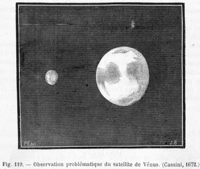 Osservazione problematica del satellite di Venere (Cassini) da French School