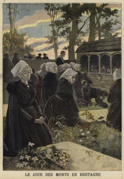 Osservazione del Giorno dei Morti in Bretagna da French School