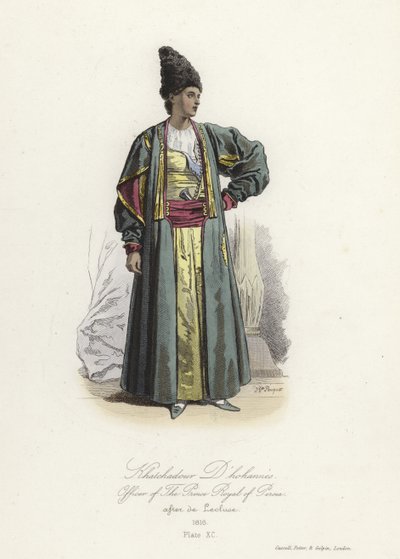 Ufficiale del Principe Reale di Persia da French School