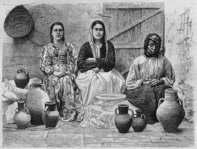 Mercanti di olio a Gerusalemme, da La Syrie d
