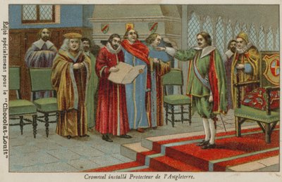 Oliver Cromwell giura come Lord Protettore d