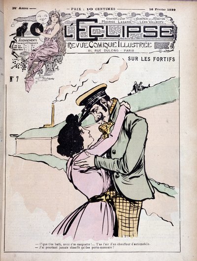 Sulle fortificazioni: cattivo ragazzo (teppista) e la sua ragazza - copertina "L