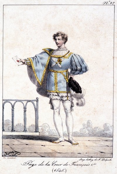 Incisione alla corte di Francesco I circa 1545 da French School